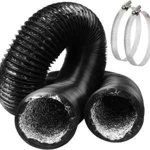 Omont Dryer Vent Hose 4 Inch 8FT Flexible Dryer Ducting Tube Air Duct