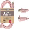 Outdoor Extension Cord 10 ft - 16 Gauge 13 Amp Heavy Duty Power Extension