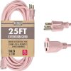 Outdoor Extension Cord 25 ft - 16 Gauge 13 Amp Heavy Duty Power Extension
