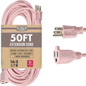 Outdoor Extension Cord 50 ft - 16 Gauge 13 Amp Heavy Duty Power Extension