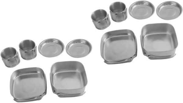 POPETPOP Travel Picnic Cookware Stainless Camping Cookware Non Kitchen