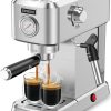 Pokk Espresso Machine 20 Bar, Upgraded 1350W Professional Espresso Maker