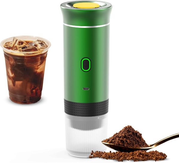 Portable Coffee Machine for Car Home Travel 3 in 1 Cordless Electric Coffee