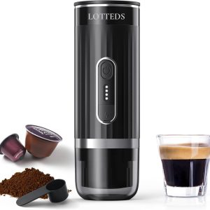Portable Espresso Machine, Car Coffee Maker Self-Heating with Type-C,