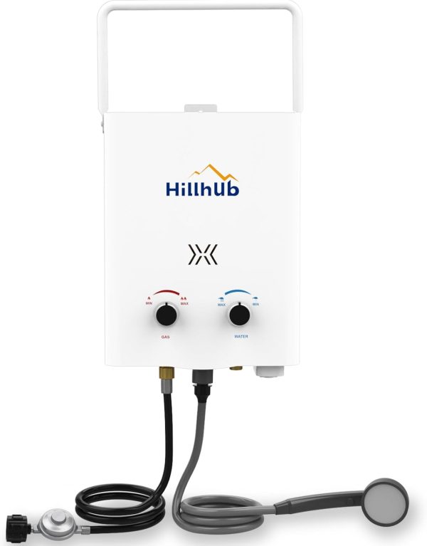 Portable Propane Tankless 34,000BTU Water Heater, 1.32GPM Outdoor Shower
