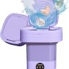 Portable Washing Machine,10L Folding Mini Washer with 3 Modes Deep Cleaning