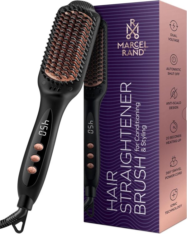 hair straightener brush