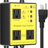 Refrigerator Surge Protector, 3Outlet 120V for Home Appliance, Time Delay,