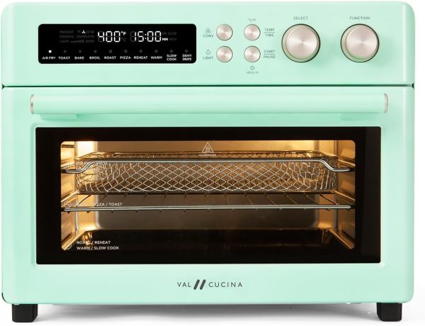 Retro Style Infrared Heating Air Fryer Toaster Oven, Extra Large Countertop