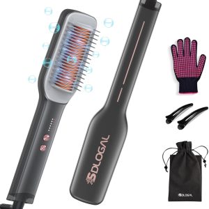 hair straightener brush