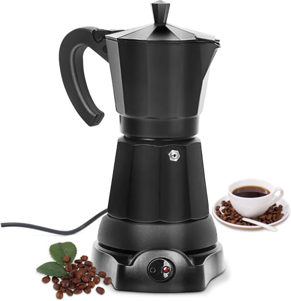SHANGSKY Coffee Pot Electric Coffe Maker 6 Cup, Espresso Coffee Maker
