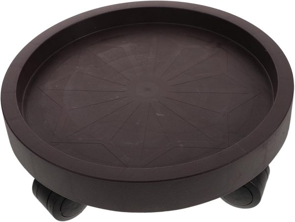 SUPVOX Pot Base Pot Stand Outdoor Square Plant Saucer Round Wheel Pots