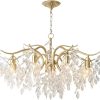 Shower Head Luxury Led Crystal Chandelier Wicker Leaf Chandelier Dining