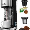 Single Serve Coffee Maker K Cup with Reservoir, Space Saver One Cup Coffee