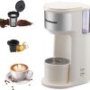 Single Serve Coffer Maker for K-Cup and Ground Coffee, Coffee Machine with