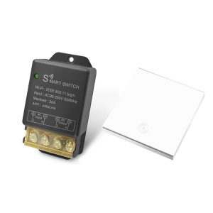 Smart Relay Switch Work with Ewelink, 30A WiFi Wireless Intelligent Relay