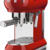 Smeg Espresso Coffee Machine, Red