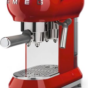 Smeg Espresso Coffee Machine, Red
