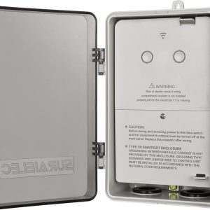 Suraielec WiFi Pool Timer, 120/277V Individual Switches Pool Pump Timer, 40