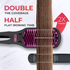 hair straightener brush