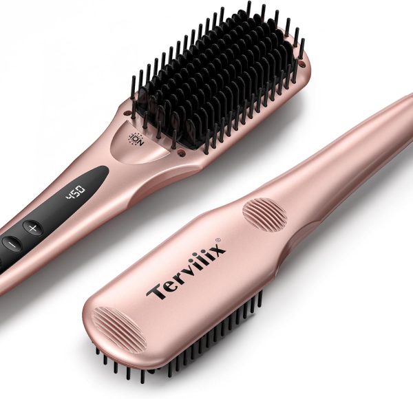 hair straightener brush