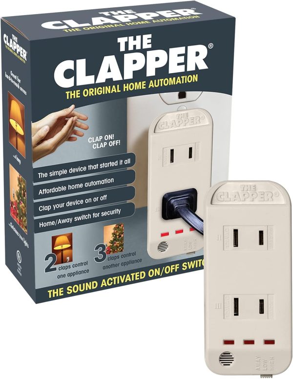 The Clapper, The Original Home Automation Sound Activated Device, On/Off