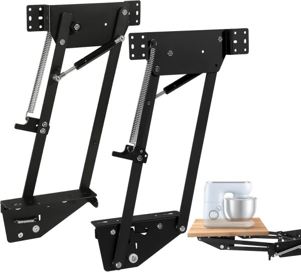 Upgraded Mixer Lift for Cabinet, Appliance Lift with Soft-Close,