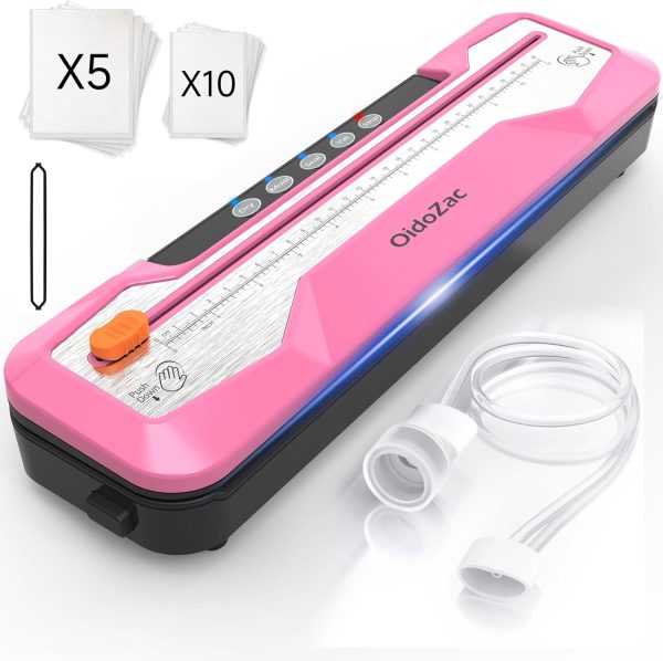 Vacuum Sealer Machine, Automatic Food Vacuum Sealer 5 Modes with 15 Sealer