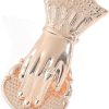 Vintage Lady’s Hand Shaped Book Clip Paper File Holder Metal Clips Office