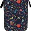 Wildflowers Laundry Basket Foldable Waterproof Oxford Cloth With Handles