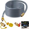 𝑵𝒆𝒘 50 FT 3/4" ID Natural Gas Hose with Quick Connect 3/4" ID Natural Gas