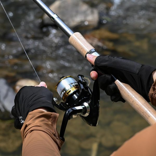 2PCS Fishing Pole Combo,Carbon Fiber Fishing Pole ，12 +1 Shielded Bearings - Image 5