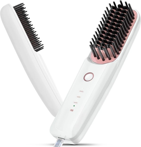 hair straightener brush