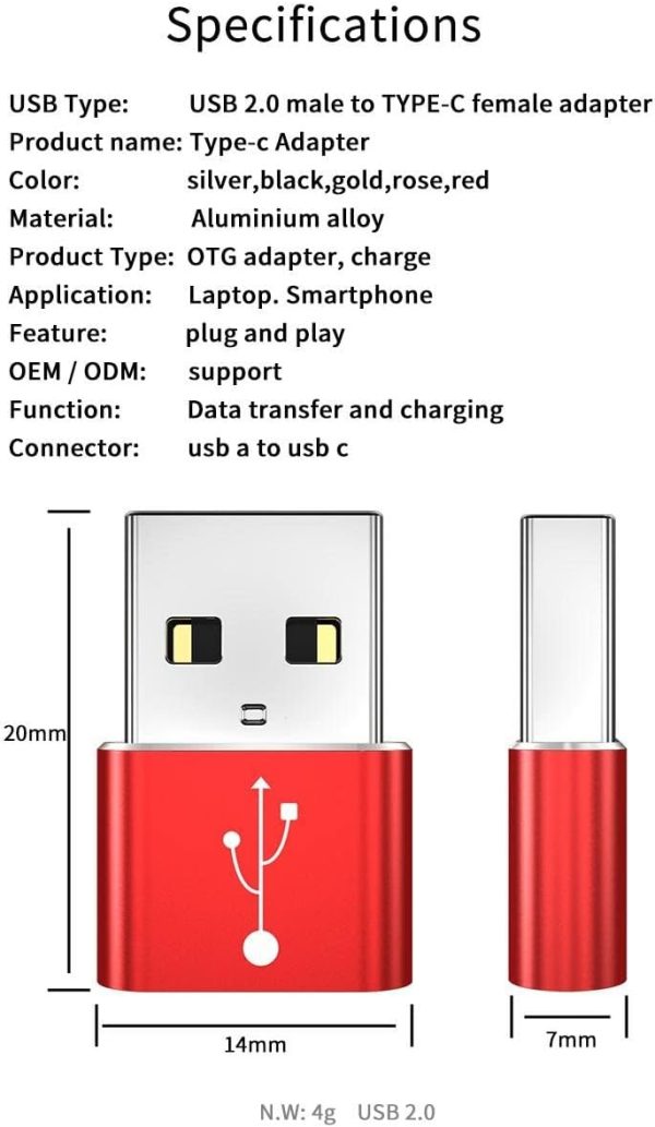 BoxWave Adapter Compatible with Bowers & Wilkins PI5 - USB-A to C - Image 4