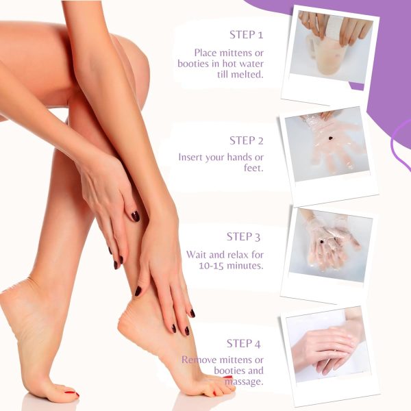 10-Minute Paraffin Hand & Foot Treatments, Self Contained Paraffin Wax - Image 4