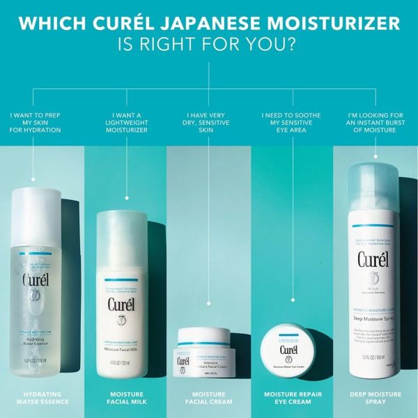 Curel Japanese Skin Care Intensive Face Moisturizer Cream, Face Lotion for - Image 7