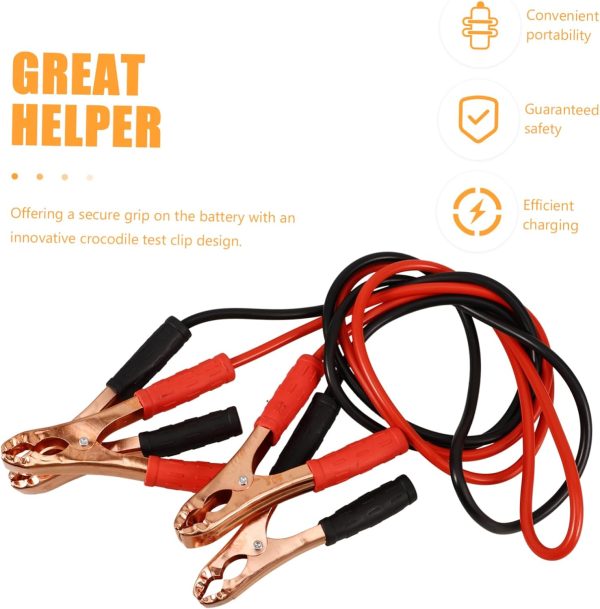 2pcs Car Hitch Jumper Cables with Battery Clips Car Jump Starter Cable Jump - Image 4
