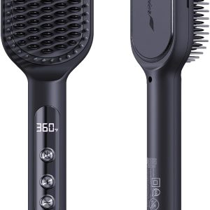 hair straightener brush