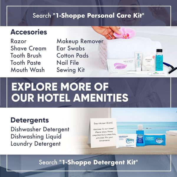 H2O Therapy Hotel Soaps and Toiletries Bulk Set | 1-Shoppe All-In-Kit - Image 6
