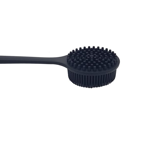 DNC Back Scrubber for Shower Soft Silicone Bath Body Brush with Long Handle - Image 2