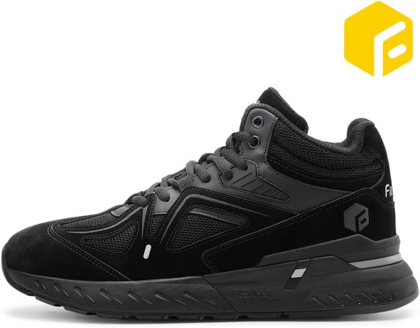 FitVille Wide Basketball Shoes for Men with Flat Feet Extra Wide High-top - Image 2