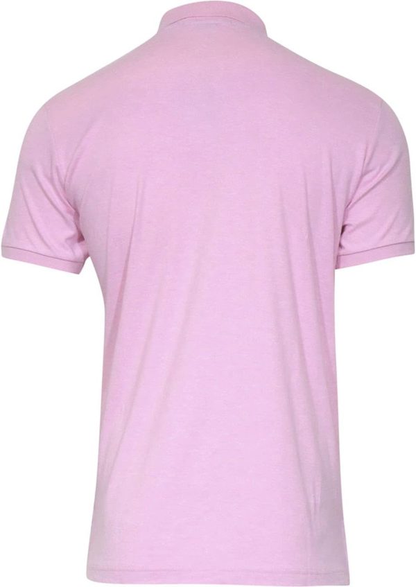 U.S. Polo Assn. Men's Solid Short Sleeve Interlock Polo Shirt, Golf Shirts - Image 2
