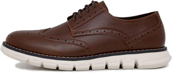 Nautica Men's Knit Dress Oxford Dress Sneakers: Breathable, Stylish, - Image 2