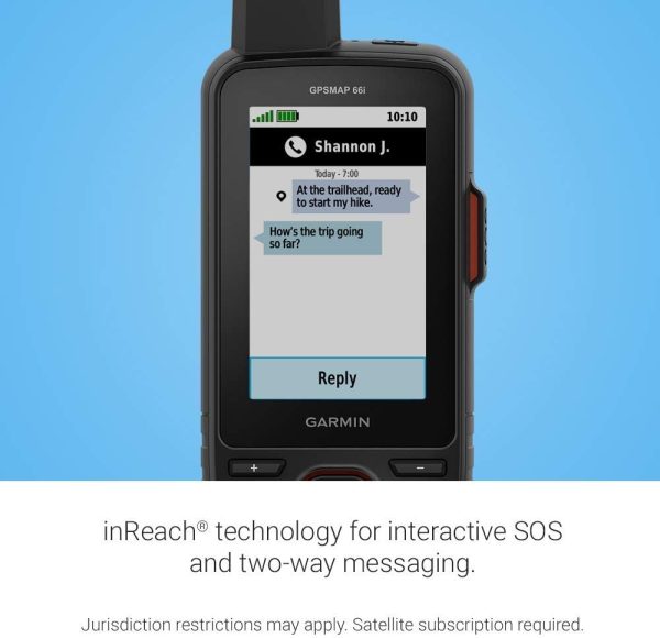 Garmin GPSMAP 66i, GPS Handheld and Satellite Communicator, Featuring - Image 4