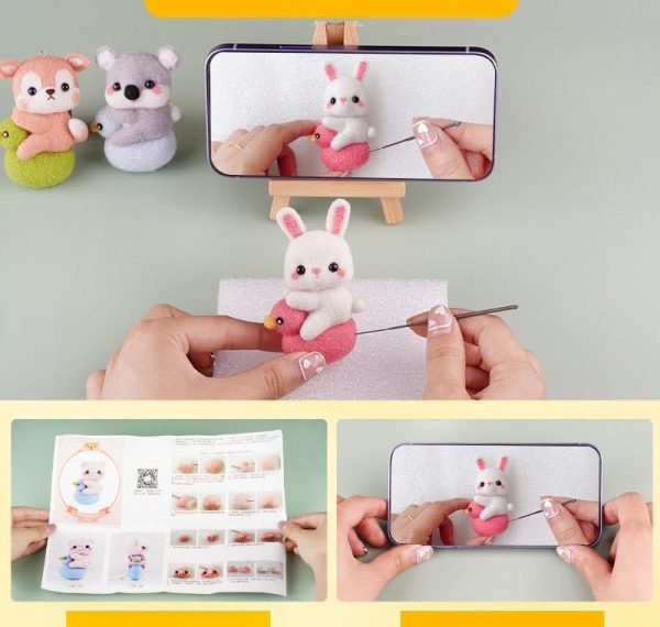 TARVIT Needle Felting Kit, Felting Kits for Beginners Adult, DIY Wool Felt - Image 2