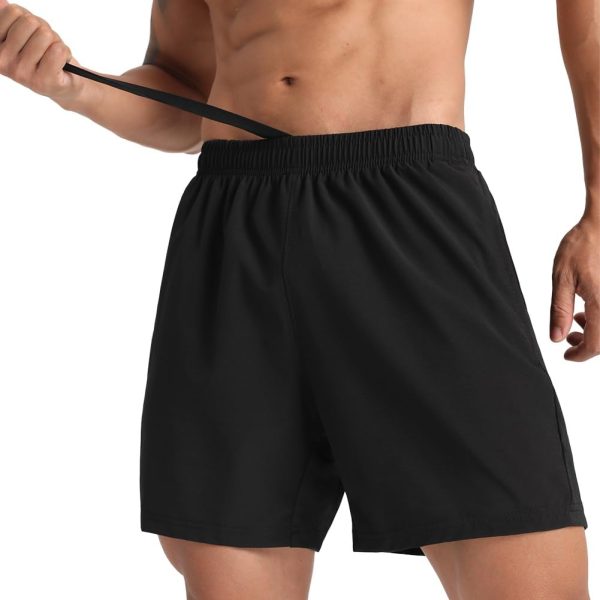 2 Pack Mens Lightweight Athletic Running Shorts 5'' Quick Dry Gym Workout - Image 6