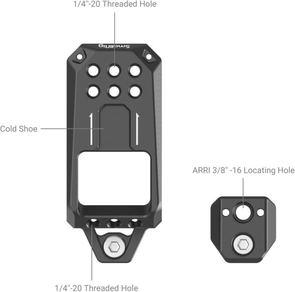 SMALLRIG FX3 / FX30 XLR Handle Top Plate for Sony FX3 / FX30 XLR Unit - Image 6