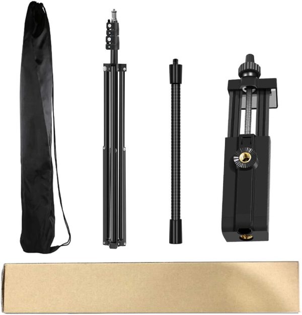 Cell Phone Tripod for iPhone Tall Phone Video Recording Vlogging Streaming - Image 5