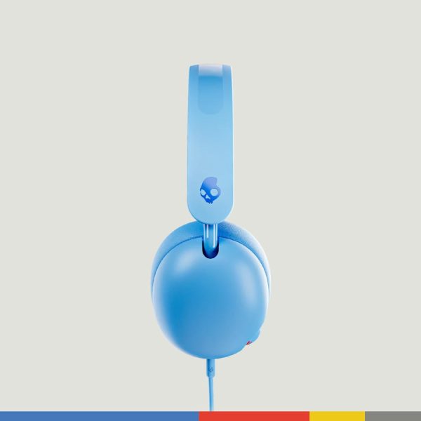 Skullcandy Grom Over-Ear Wired Headphones for Kids, Volume-Limiting, Share - Image 2