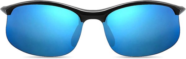 JULI Polarized Sports Sunglasses for Men Women Tr90 Unbreakable Frame for - Image 3